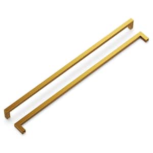 Skylight 18 in. (457 mm) Brushed Golden Brass Cabinet Pull (5-Pack)