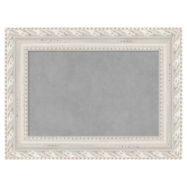 Amanti Art Opera Off White 24 in. x 18 in Framed Magnetic Board