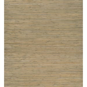 Shuang Olive Handmade Grasscloth Non-Pasted Grass Cloth Wallpaper