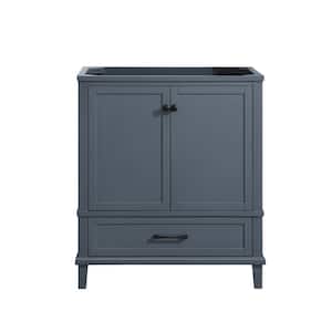 Merryfield 30 in. W x 21.5 in. D x 34 in. H Bath Vanity Cabinet without Top in Dark Blue-Gray