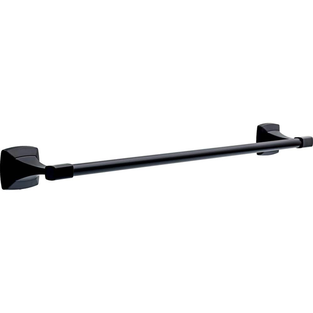 Delta Portwood 24 in. Wall Mounted Towel Bar Bath Hardware Accessory in Matte Black PWD24-MB - The Home Depot