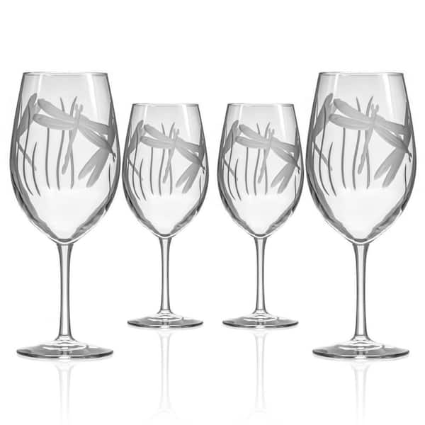 Dragonfly 18 oz. All Purpose Wine Glasses - Set of 4