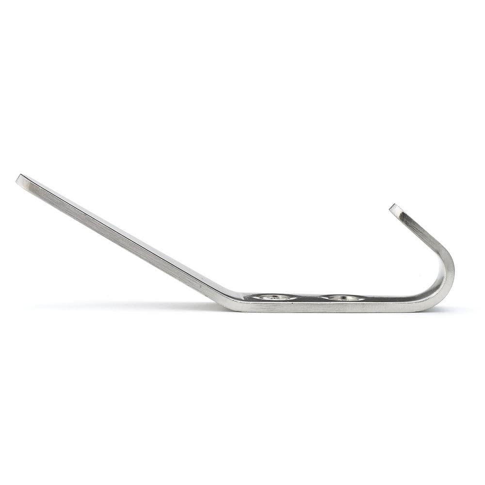 Brushed Nickel Adjustable Contemporary Metal Wall Hook