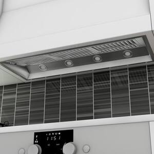 ZLINE 46" Ducted Remote Blower Range Hood Insert in Stainless Steel (698-RD-46)