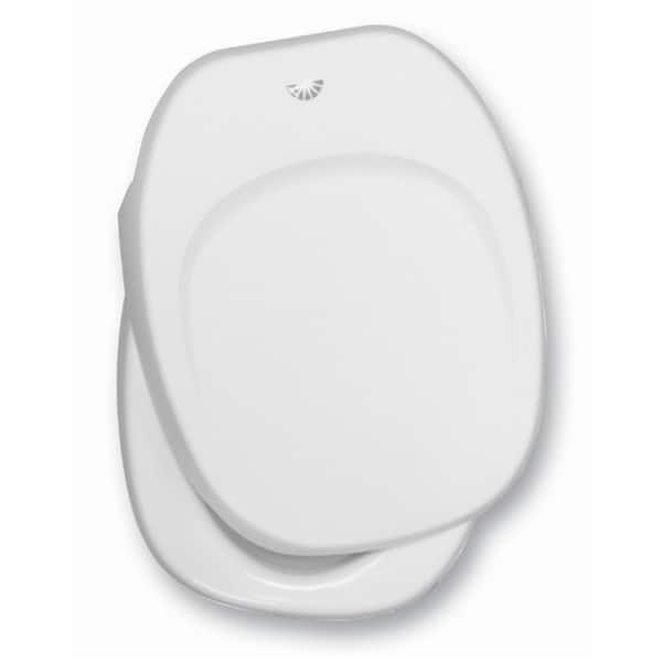 THETFORD White Seat and Cover Assembly for Aqua Magic IV RV Permanent Toilet