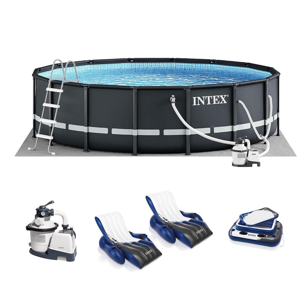 ホームズ　 gray-intex-above-ground-pools-