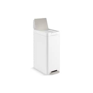 KOHLER 13 Gal. Touchless Stainless Steel Metal Household Track Can