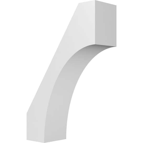 Ekena Millwork Westlake 3 in. x 12 in. x 8 in. Architectural Grade PVC Knee Brace