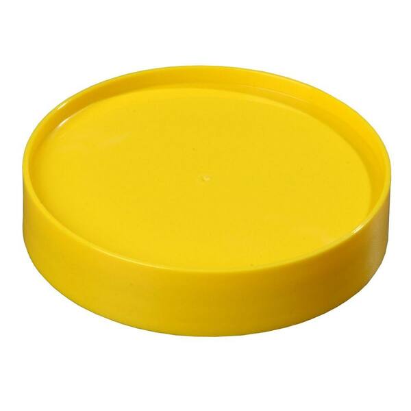 Carlisle Replacement Lid Only for Stor 'N Pour Pouring System, Fits All Sized Containers in Yellow (Case of 12)