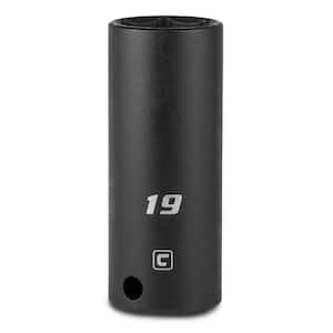 3/8 in. Drive 19 mm 6-Point Metric Deep Impact Socket