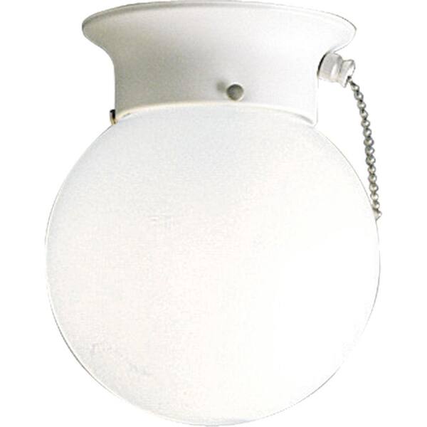 Light White Flushmount P3605 30sw, Pull Chain Light Fixture Home Depot Canada