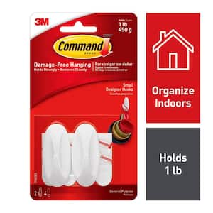 Clear 3M™ Command™ Clip, Small w/ Strips