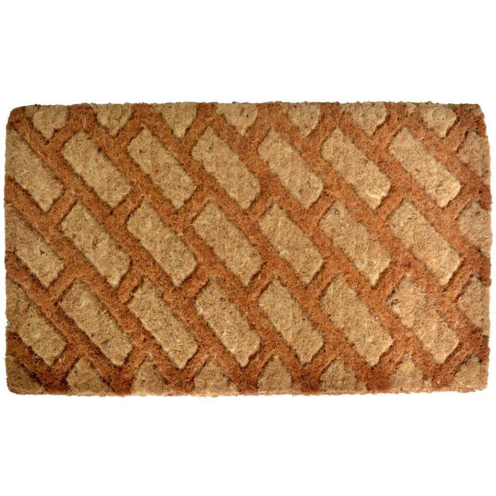 30 in. x 18 in. Brown Coir Outdoor Door Mat price history on PriceWatchPro