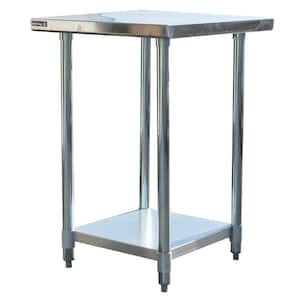 24 in. x 24 in. Stainless Steel Kitchen Utility Table
