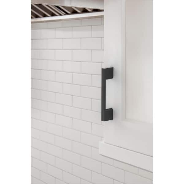 10-Pack Cityscape 3 in. 76mm Modern Matte Black Bar Cabinet Pulls