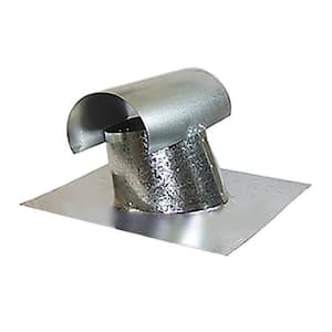 T-Top 7 in. Galvanized Steel Exhaust Vent Pipe Flashing