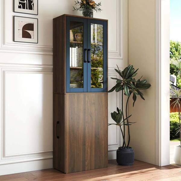 XUJMK 24 in W x 12 in D x 71 in H Linen Cabinet, Display Storage