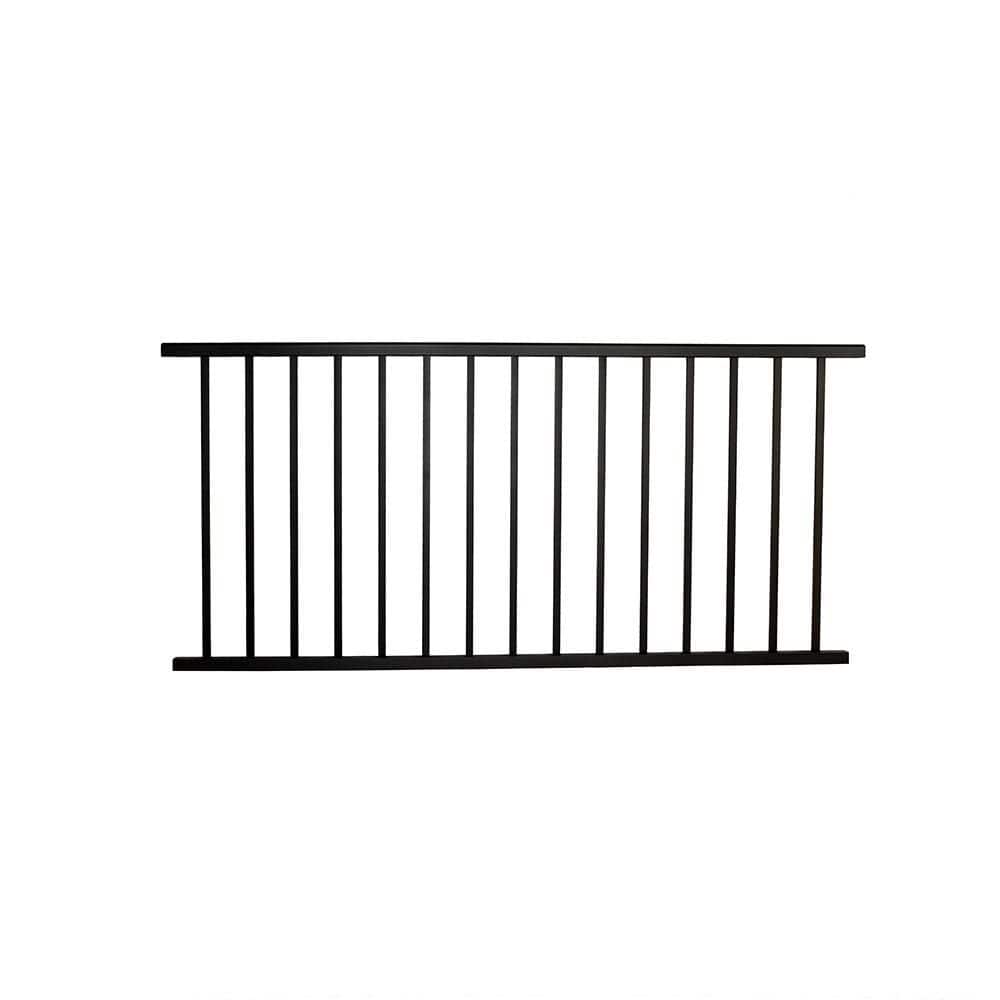 Tuscany 36 in. x 60 in. Black Fine Texture Level Aluminum Stair Railing price history on PriceWatchPro