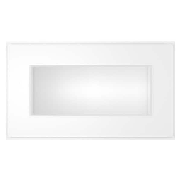 HOMEIBRO 21 in. W X 12 in. D X 12 in. H in Shaker White Plywood Ready to Assemble Wall Kitchen Cabinet with 1-Door