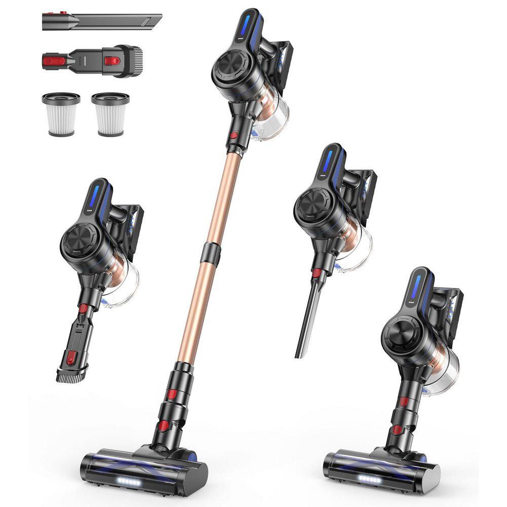 Cordless Vacuum Cleaner with 30kPa Suction, 45min Runtime, LED Light for Hardwood Carpet Pet Hair price history on PriceWatchPro