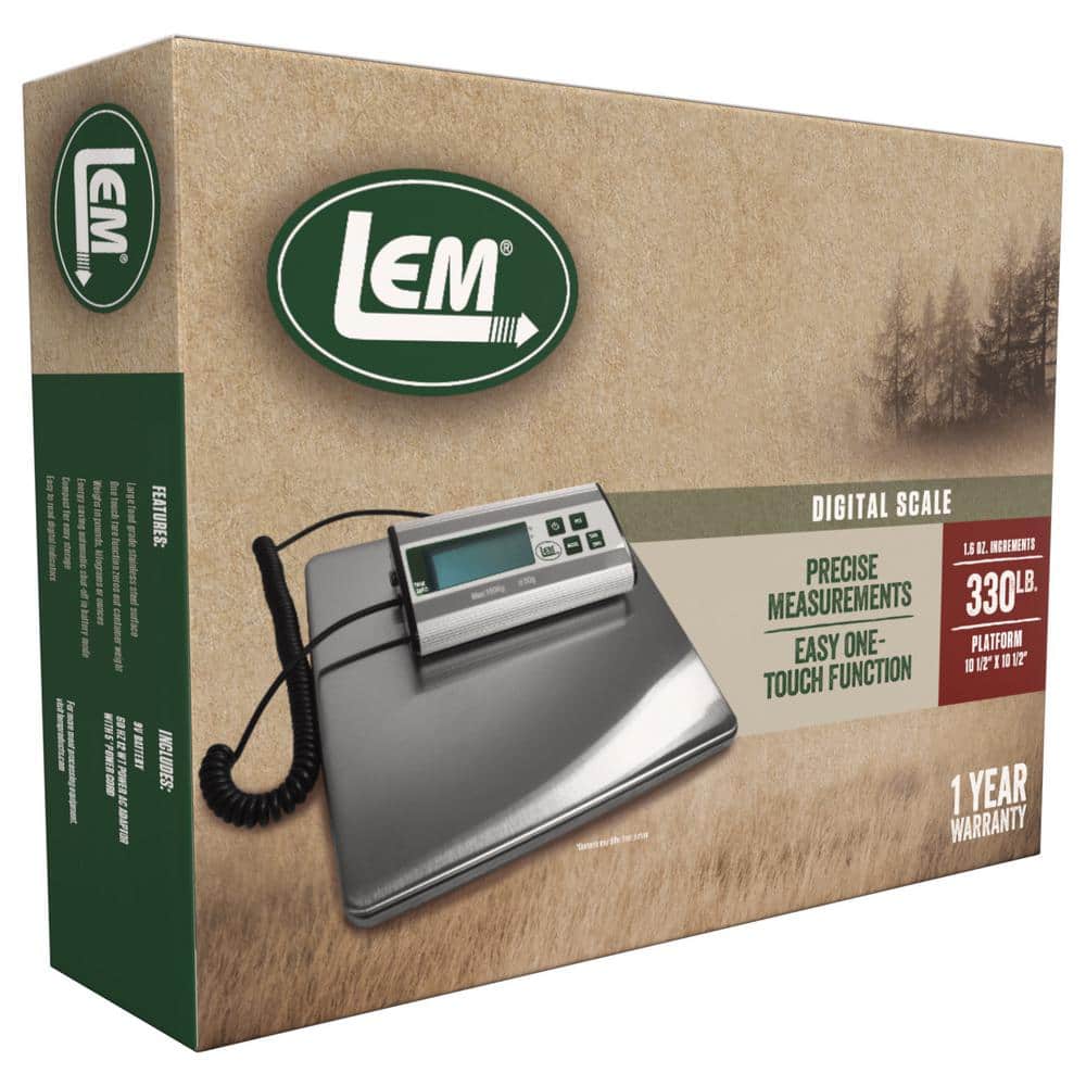 330 lb Stainless Steel Digital Bench Scale