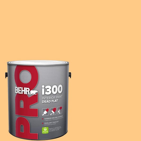 BEHR PRO 1 gal. #290B-5 Torchlight Dead Flat Interior Paint