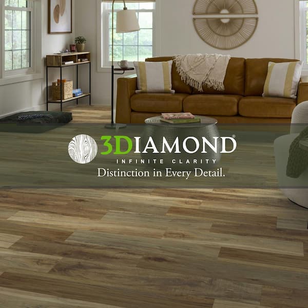 Vettura 20 MIL x 7 in. W x 48 in. L Click Lock Waterproof Rigid Core Luxury Vinyl Plank Flooring (23.64 sq. ft./case)