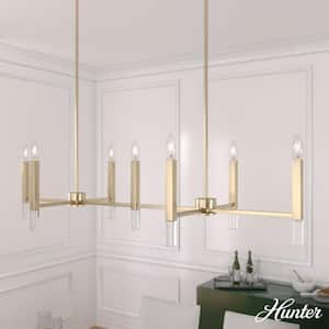 Sunjai 7-Light Alturas Gold Candlestick Chandelier