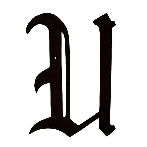montague metal products 16 in home accent monogram u ham 16 u