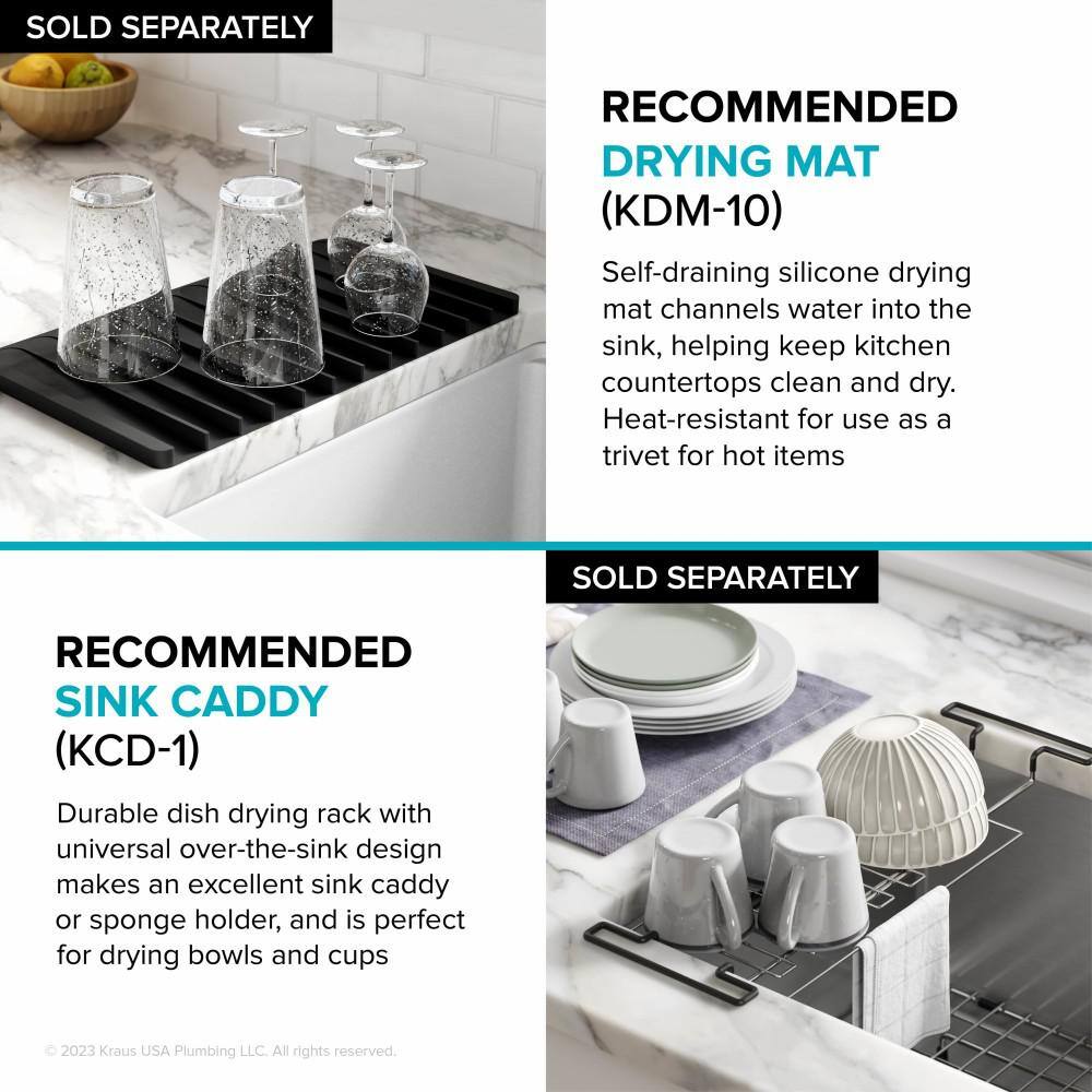 Kore 23-Inch Stainless Steel Undermount Workstation Sink