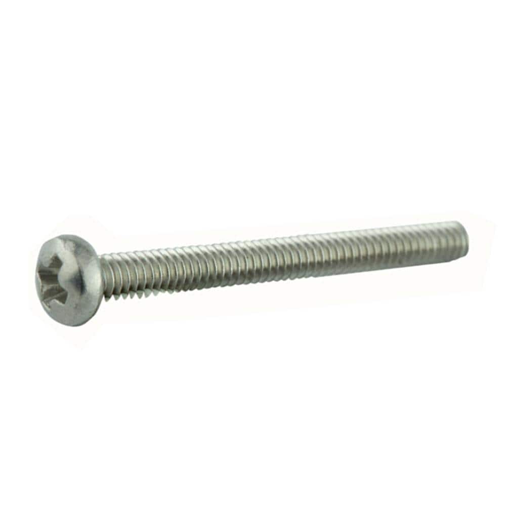 Everbilt M61.0 x 14 mm Phillips Pan Head Stainless Steel Machine Screw