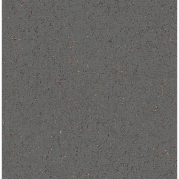 Advantage Callie Charcoal Grey Concrete Paper Non-Pasted Textured Wallpaper