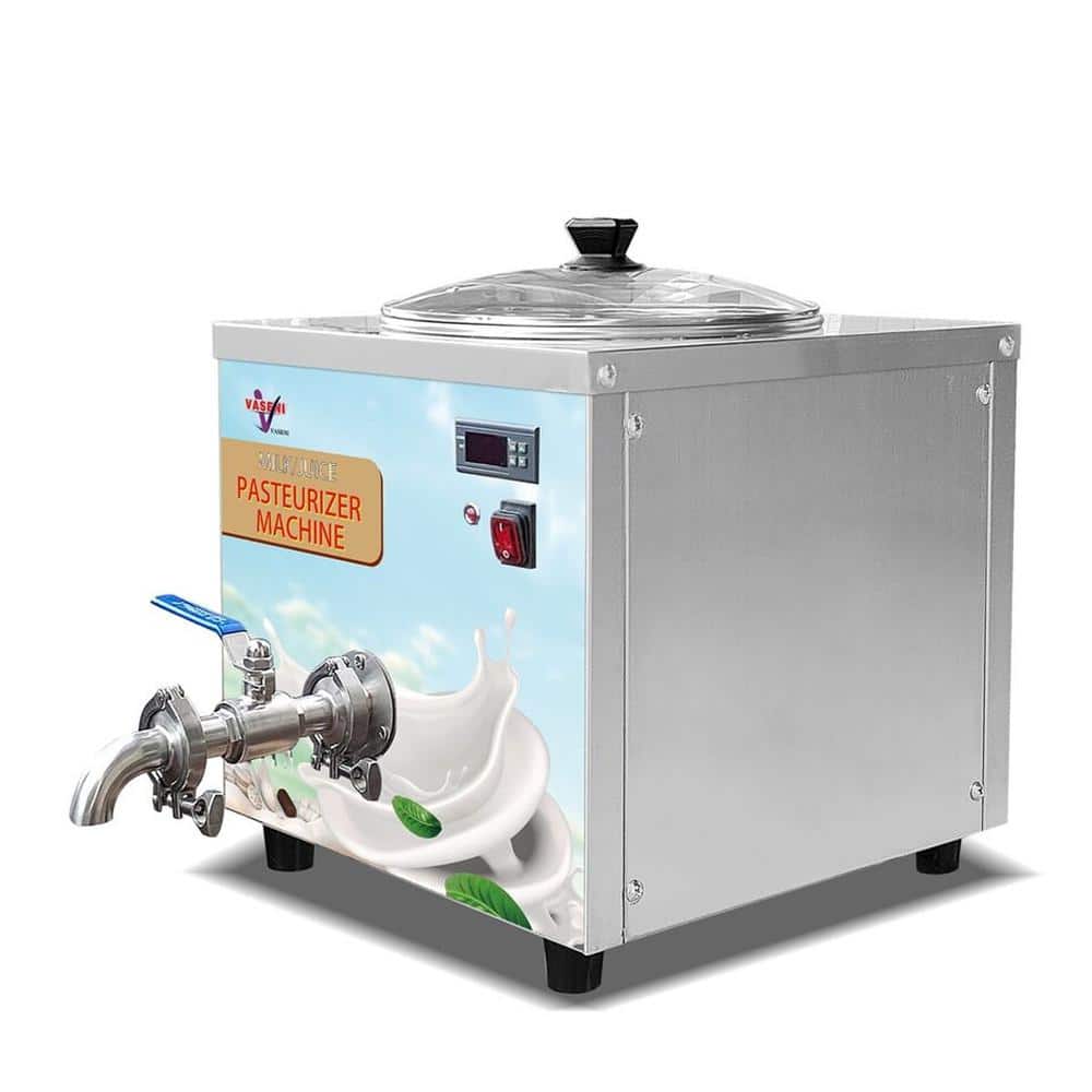 15 qt. 1 Speed Stand Mixer in Stainless Steel with Overheating &amp; Overload Protection, Countertop Pasteurization Machine