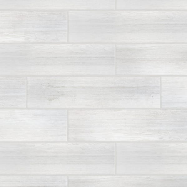 Merola Tile Llama White 8-1/2 in. x 35-1/2 in. Porcelain Floor and Wall Tile (12.78 sq. ft./Case)