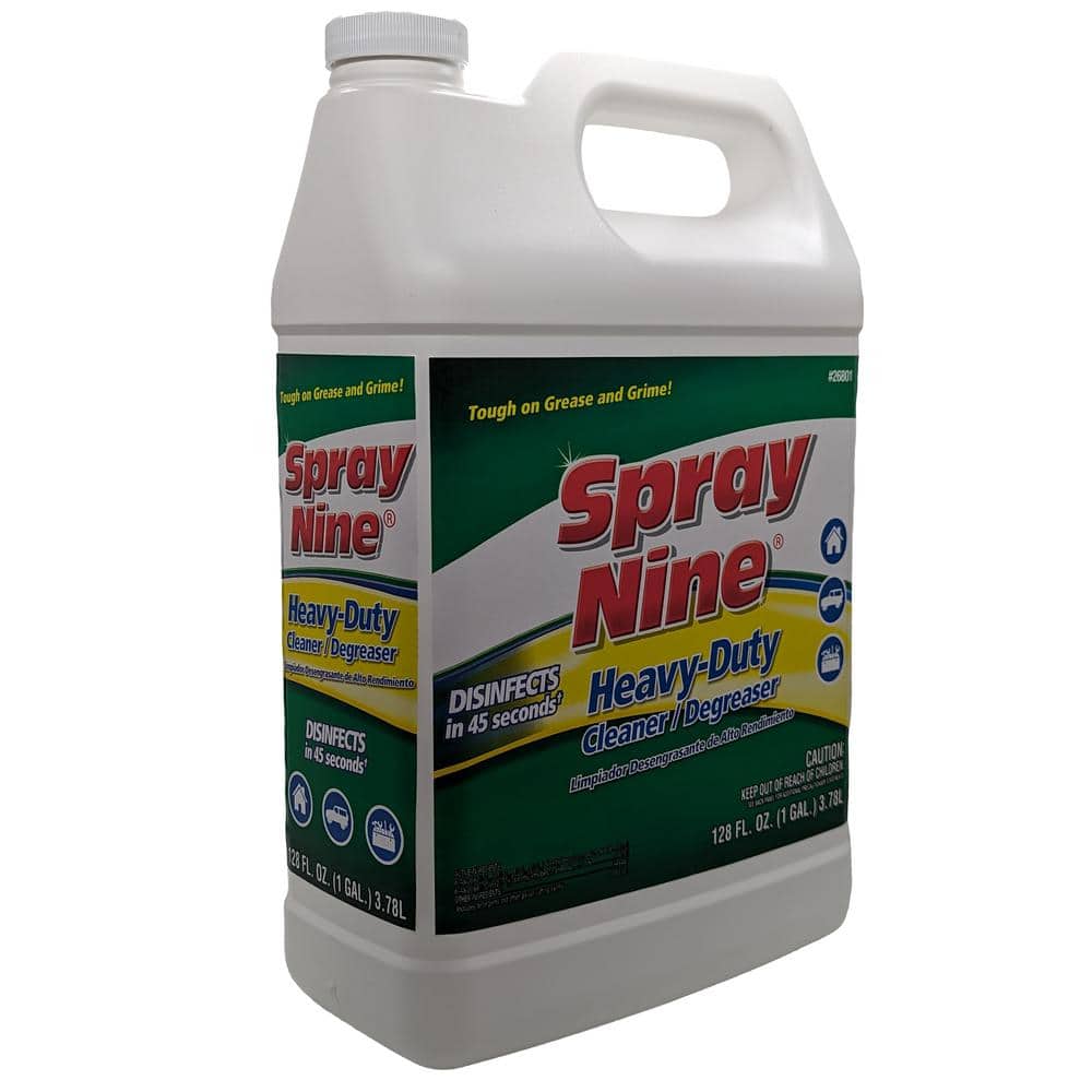 Spray Nine Heavy-Duty Clear 1-Gallon Cleaner Degreaser Refill