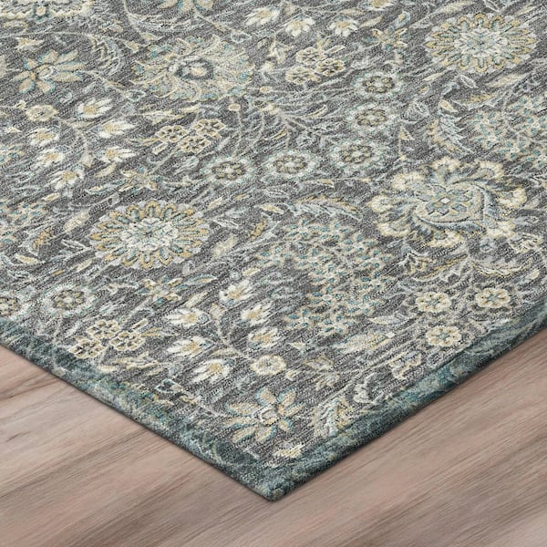 Chantille Machine Washable Indoor/Outdoor Abstract ACN3101 Gray 10 ft. x 14 ft. Area Rug
