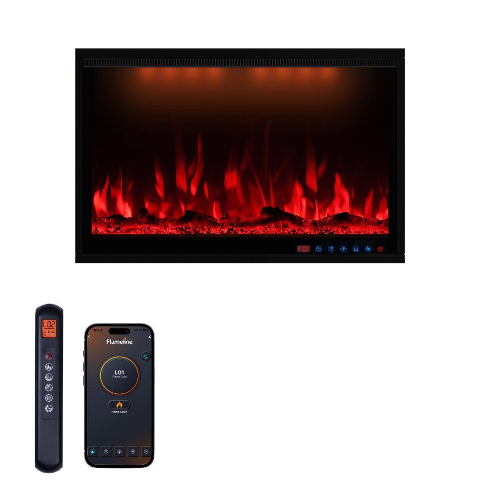 40 in. Smart Electric Fireplace Inserts with APP Control price history on PriceWatchPro