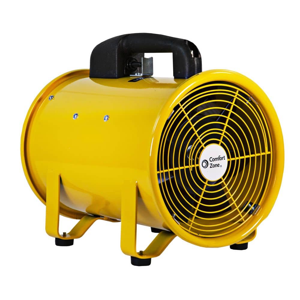 Global Industrial Portable Ventilation Fan 8 Inch Diameter Yellow