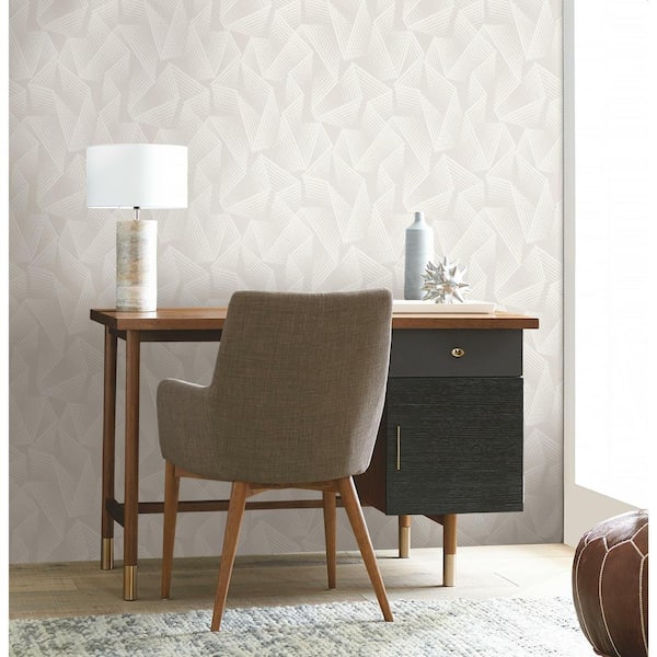 Acceleration Taupe and Beige Peel and Stick Wallpaper (Covers 28.18 sq. ft.)