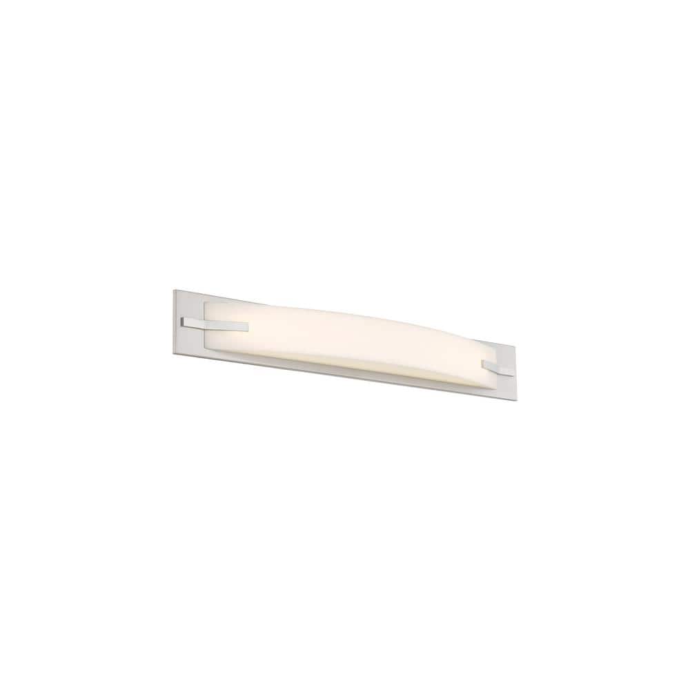 Modern Bow Brushed Nickel 31" LED Vanity Light