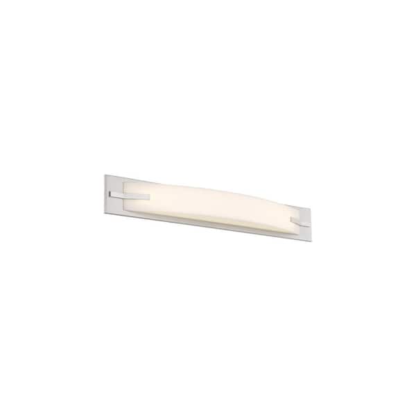 26-Watt Brushed Nickel Integrated LED Bath Light