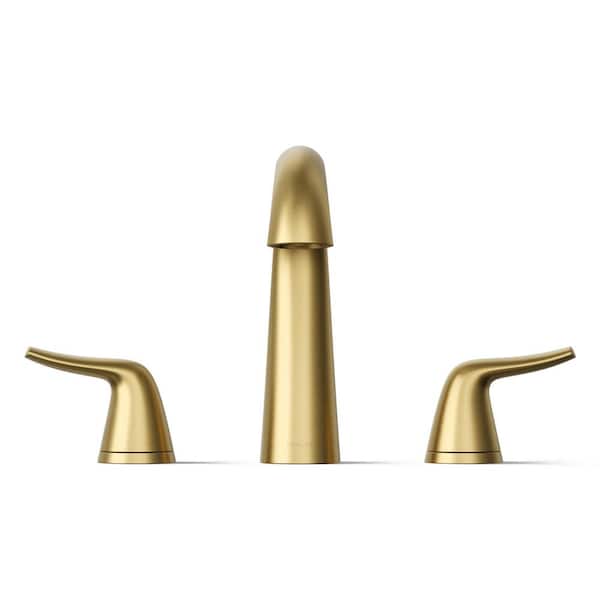 KOHLER Easmor 8 in. Widespread Double Handle Bathroom Faucet in