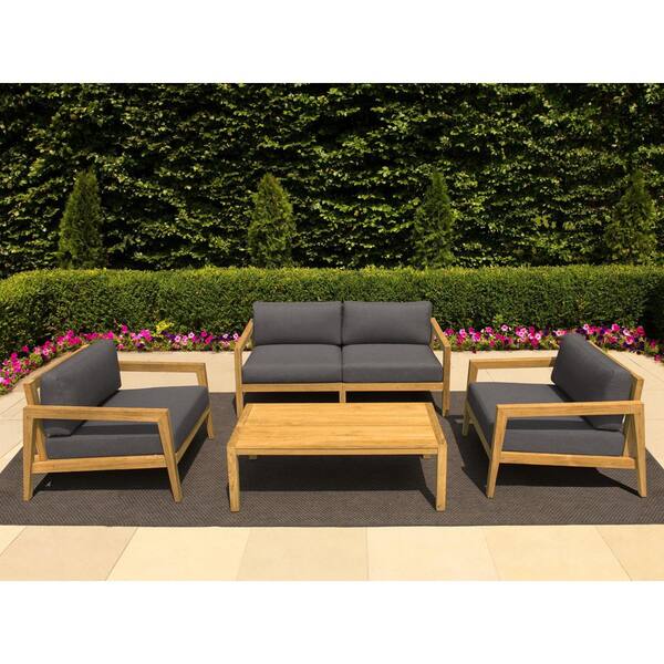 6 seater teak discount garden furniture set