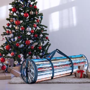 Vikakiooze Christmas Tree Storage Bag Wrapping Paper Storage Bag Wrapping  Paper Storage Container Gift Wrap Organizer 
