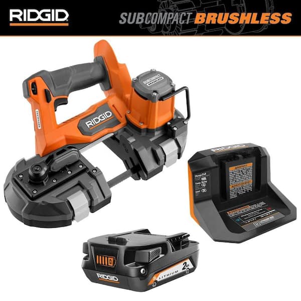 18V Lithium-Ion Cordless SubCompact BL Bandsaw Kit Special Buy with (1) 2 Ah Battery and Charger