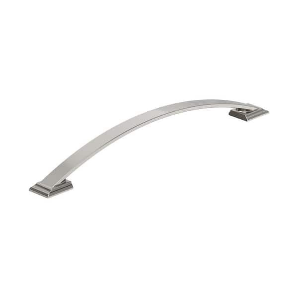 Candler 10-1/16 in. (256mm) Center-to-Center Satin Nickel Arch Cabinet Pull