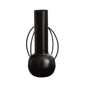 14 in. Contemporary Metal Vase