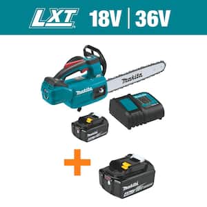 LXT 12 in. 18V Lithium-Ion Brushless Top Handle Electric Chainsaw Kit (4.0 Ah) with 18V LXT Battery 4.0Ah