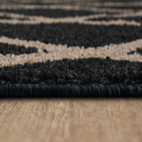 1'6x2'6 Diamond Utility Mat Rug Black - Mohawk : Target