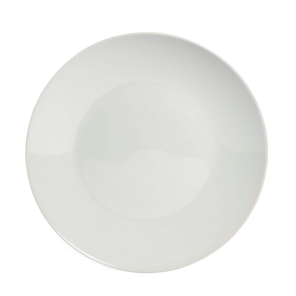 White Porcelain 16-Piece Round Dinnerware Set